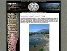 Tablet Screenshot of missouririverlodge.com